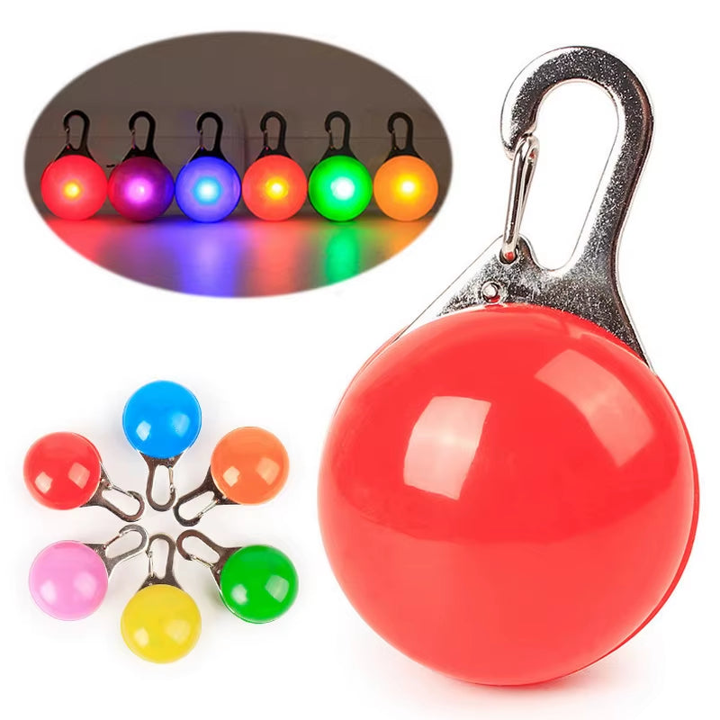 LED Luminous Glowing Dog & Cat Collar – Night Safety Pendant Necklace with Bright Light Decoration