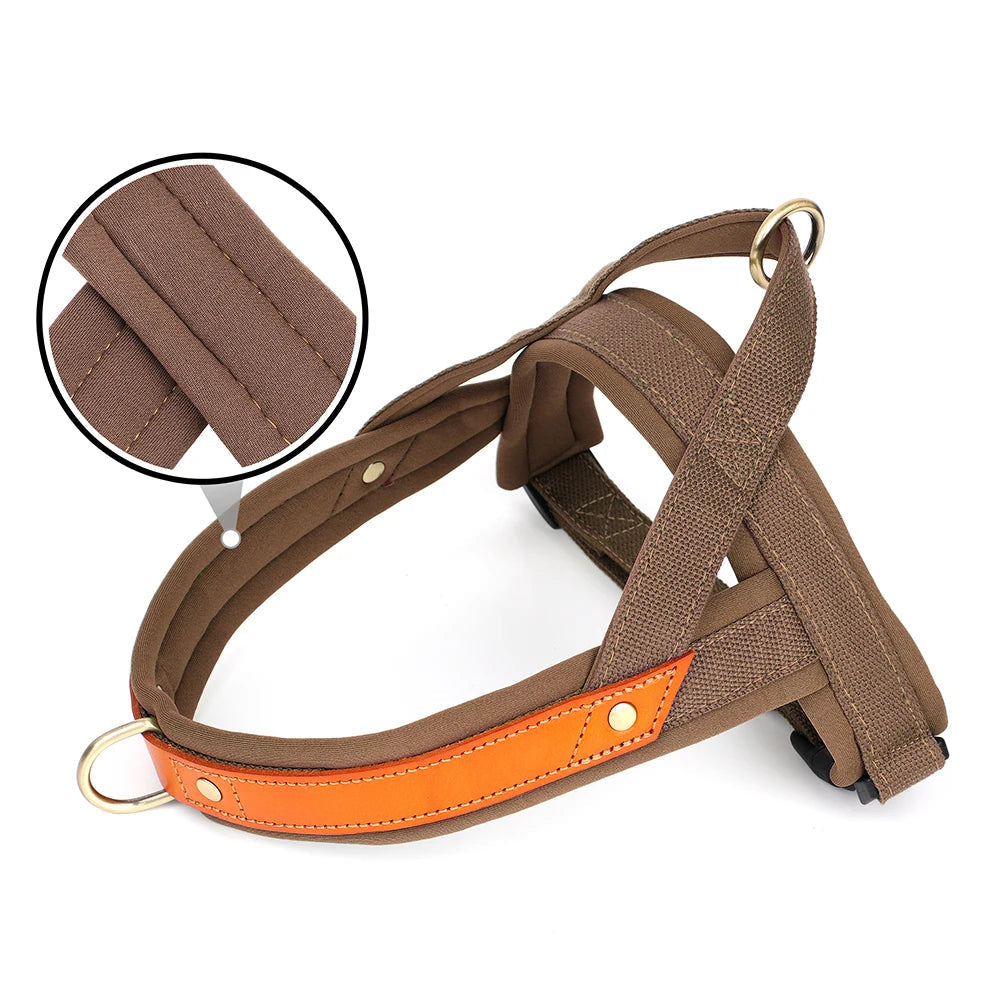 No-Pull Dog Harness – Soft Padded Reflective Vest for Small, Medium & Large Dogs