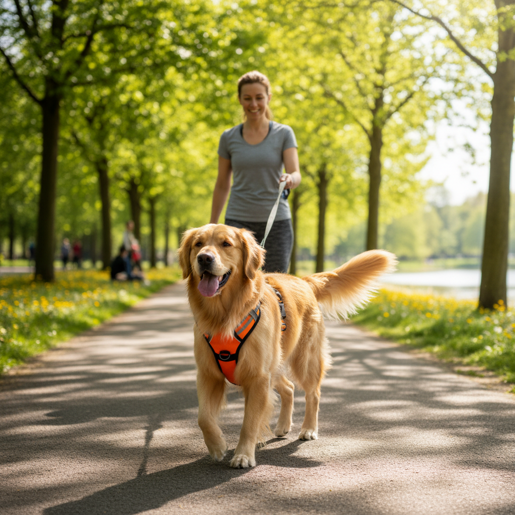 No-Pull Dog Harness – Soft Padded Reflective Vest for Small, Medium & Large Dogs