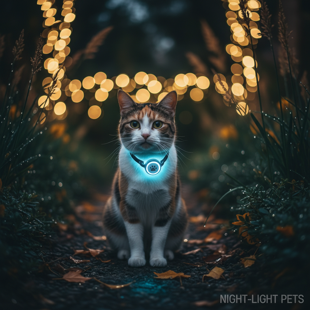 LED Luminous Glowing Dog & Cat Collar – Night Safety Pendant Necklace with Bright Light Decoration