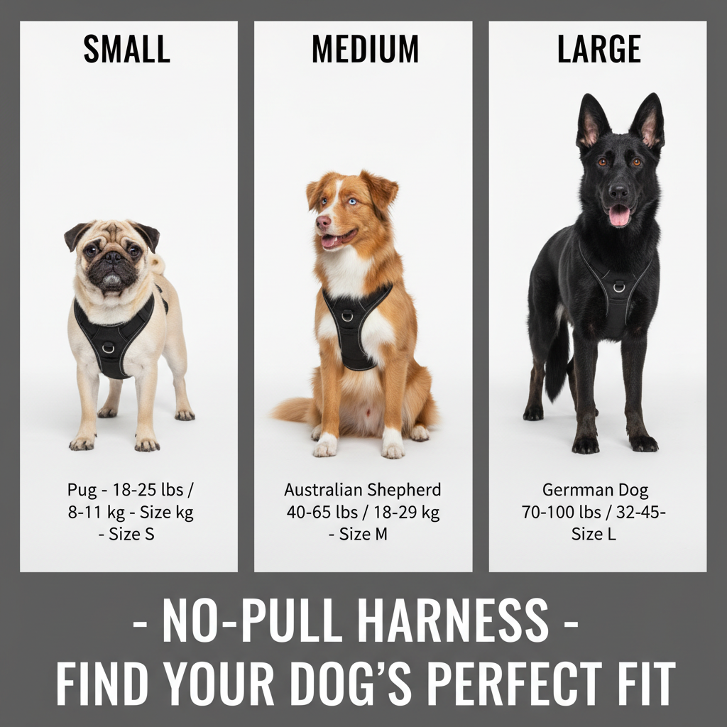 No-Pull Dog Harness – Soft Padded Reflective Vest for Small, Medium & Large Dogs